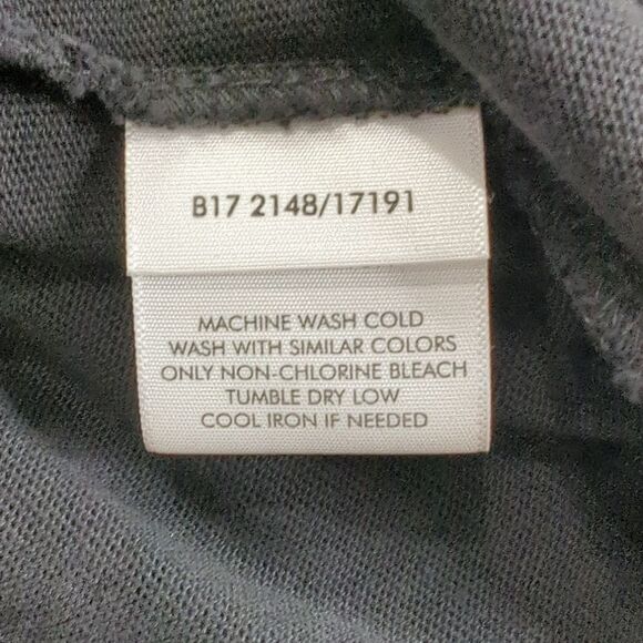 White + Warren Top Womens XS Black Open front Hooded Relaxed Fit - Picture 8 of 11